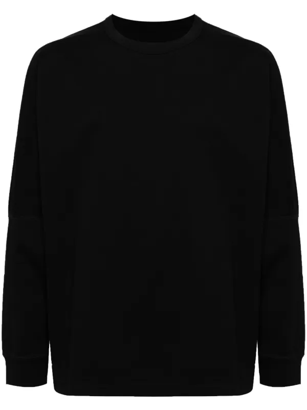 White Mountaineering クルーネック スウェットシャツ | ブラック 