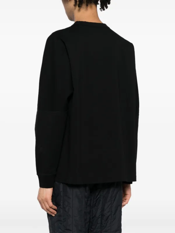 White Mountaineering クルーネック スウェットシャツ | ブラック 