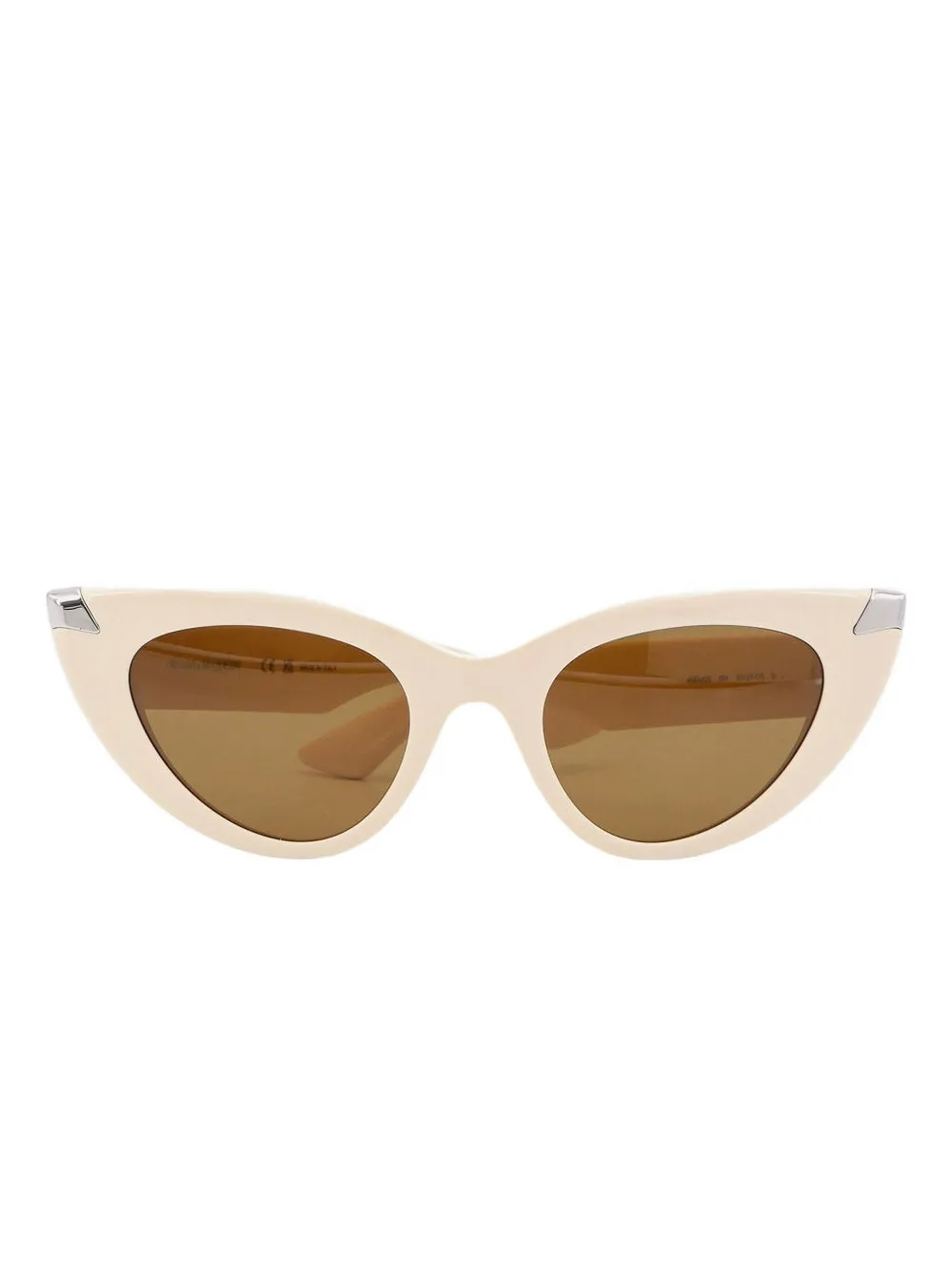 Alexander McQueen Eyewear Punk Rivet sunglasses - ニュートラル Alexander McQueen Eyewear Punk Rivet sunglasses - ニュートラル