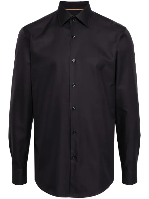 BOSS long-sleeve cotton shirt