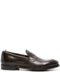 Officine Creative Tulane 003 leather penny loafers - Brown