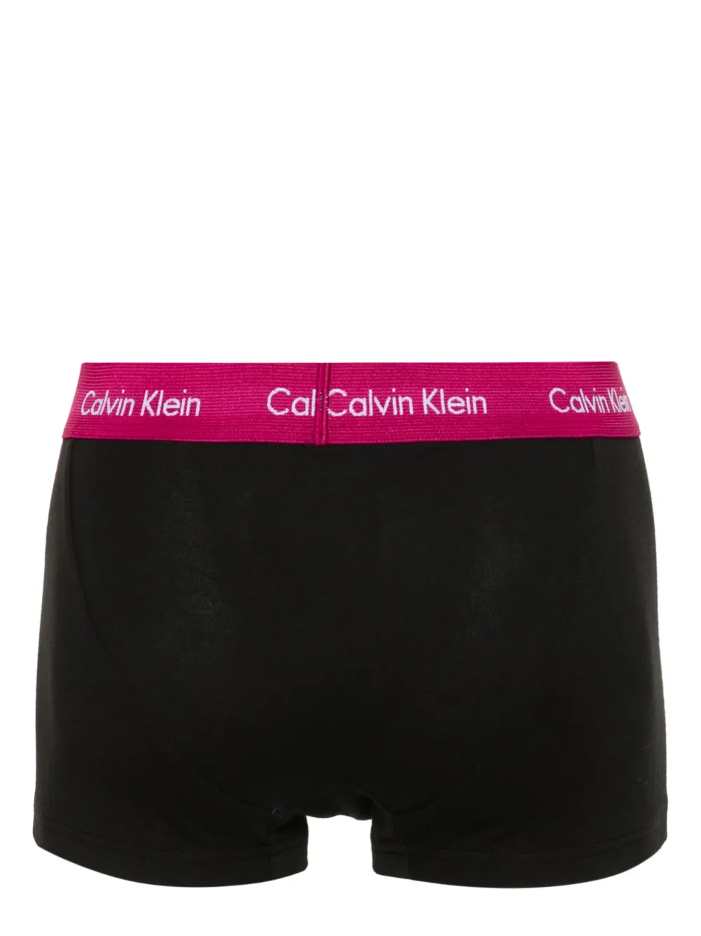 Calvin Klein Drie boxershorts met logoband Zwart