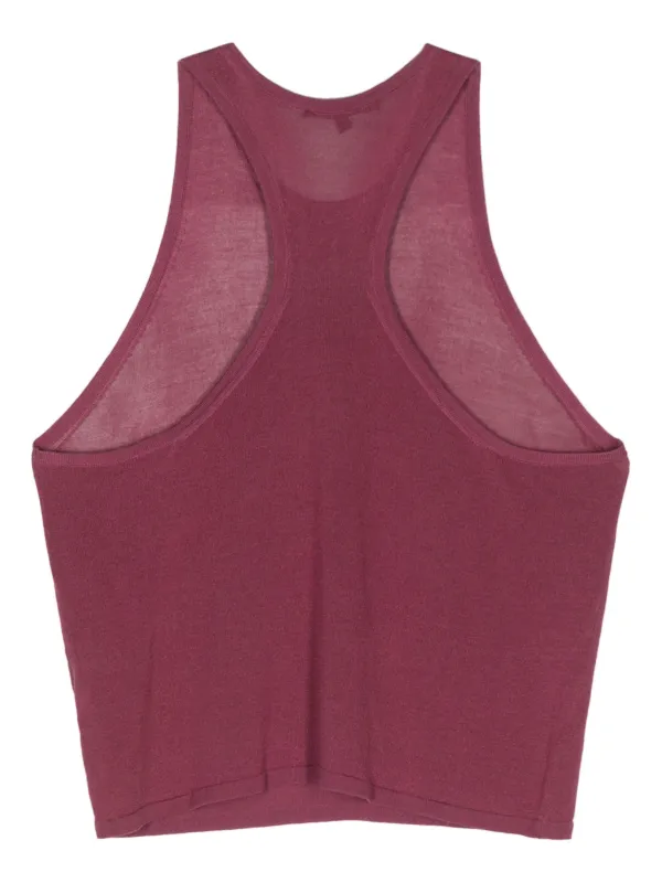 Gucci Pre-Owned 2000s fine-knit Tank Top Pink FARFETCH ID