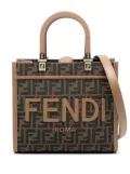 FENDI small Sunshine tote bag - Brown