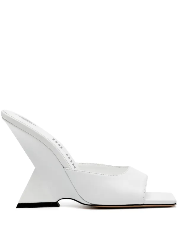 The Attico Cheope Open-toe Sandals in White