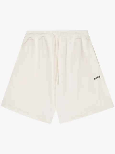 MSGM Joggingshorts mit Logo-Print