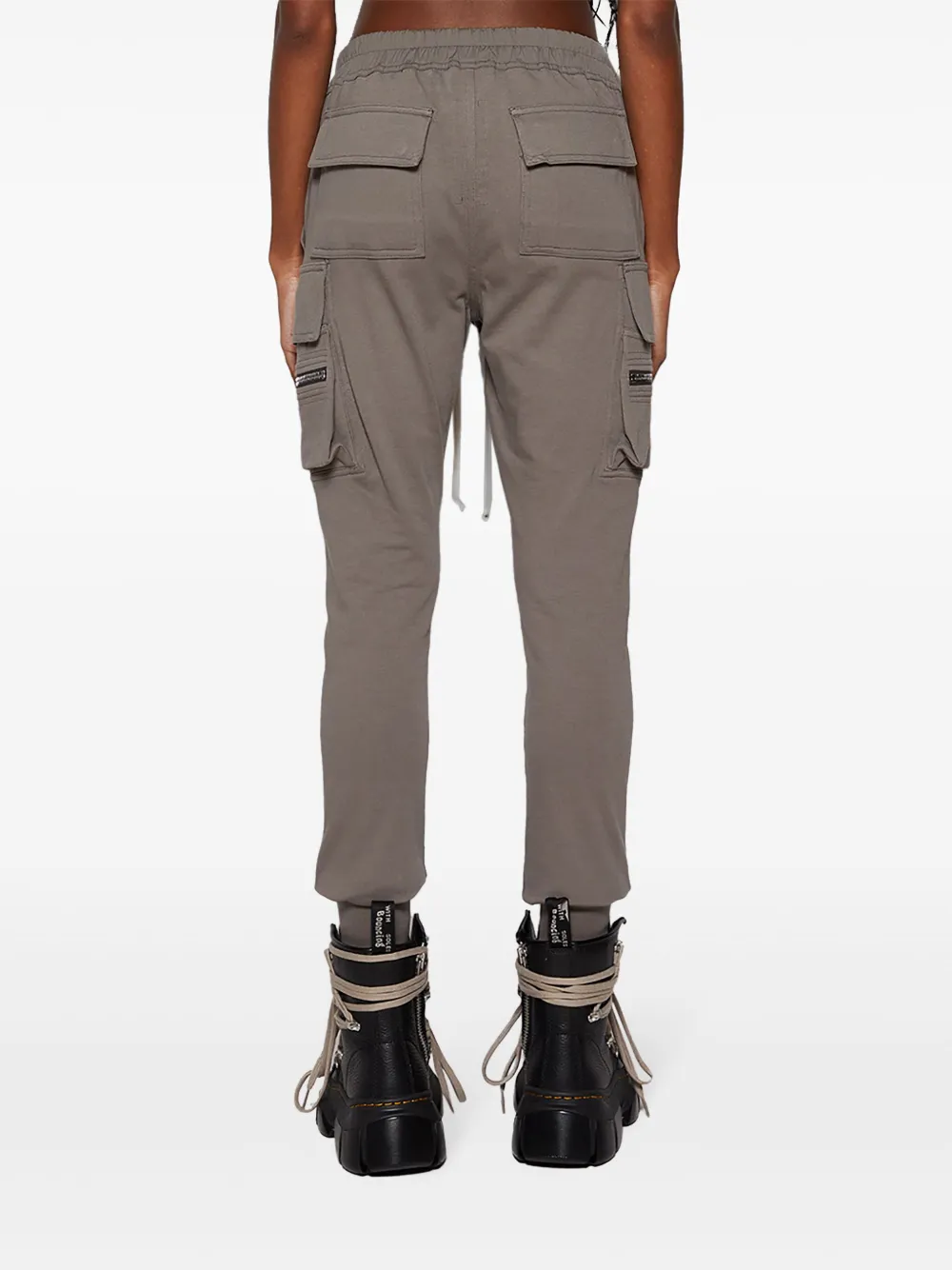 Shop Rick Owens Mastodon Cotton Cargo Trousers In Brown