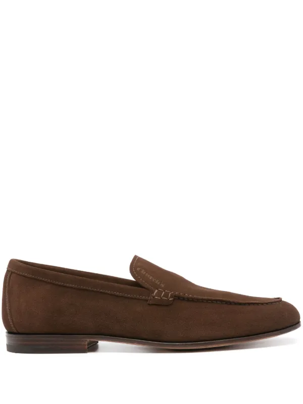 Church s Margate Suede Loafers Brown