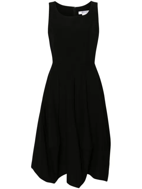 Comme Des Garçons Comme Des Garçons boat-neck wool midi dress