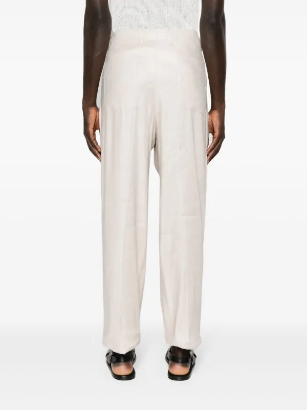Lardini テーパードパンツ | ニュートラル | FARFETCH JP