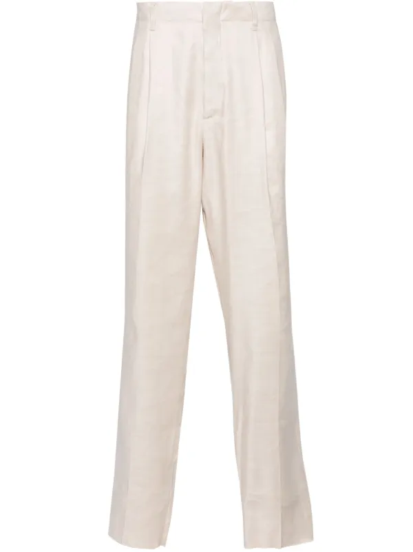 Lardini テーパードパンツ | ニュートラル | FARFETCH JP