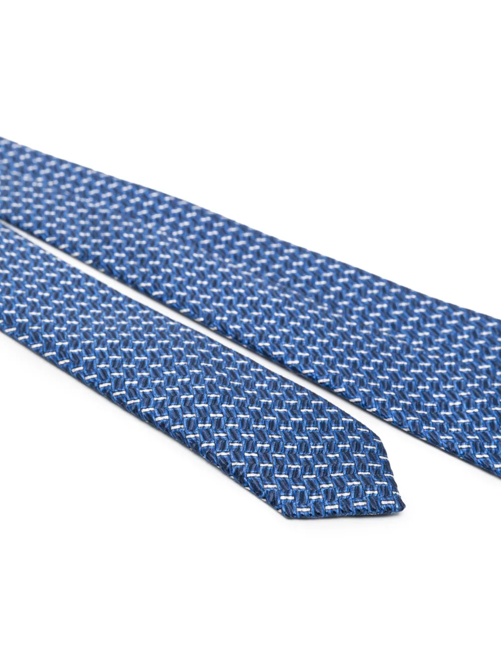 Brioni Stropdas met paisley-print - Blauw