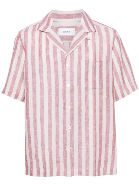 Lardini camisa con rayas estampadas