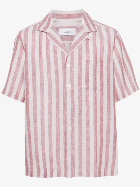 Lardini striped linen shirt