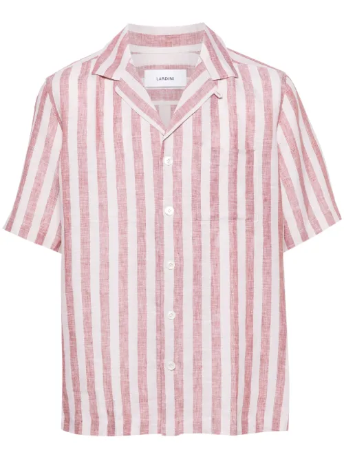 Chemise rayée en lin - Lardini - Modalova