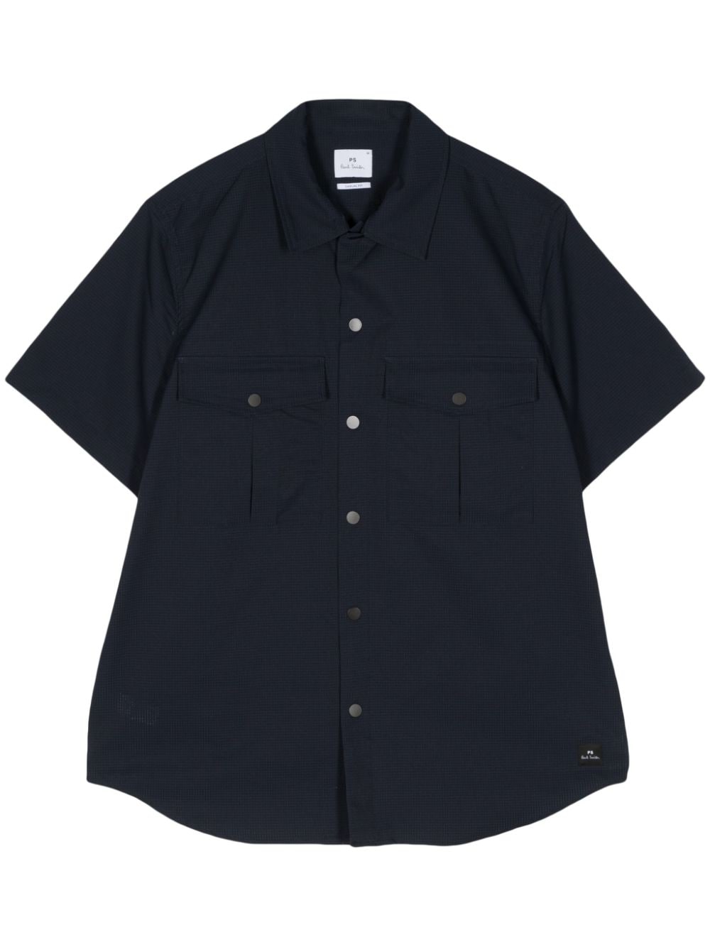 Ps By Paul Smith Short-sleeve Shirt In Blue