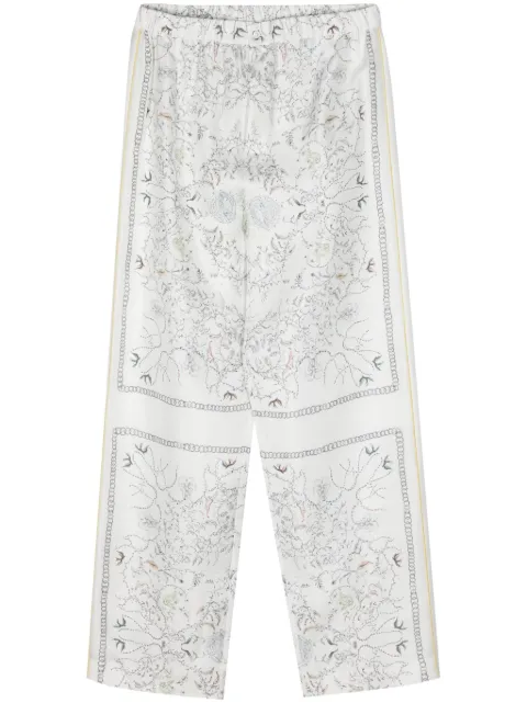 Fabiana Filippi silk palazzo trousers