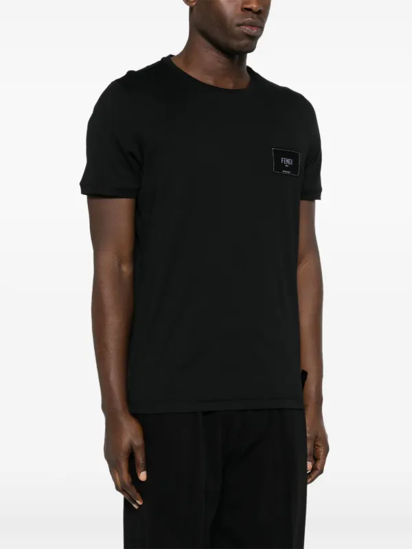 Fendi Black Logo T-shirt Sz XXL – Wopsters Closet