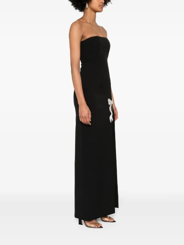 ワンピース Tachi Clothing Women's Maxi Embroidered Dress Black Runwind Black Church Dresses for Women 2024 Maxi Button Down