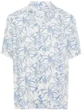 Tagliatore Hawaii floral-print shirt - Blue