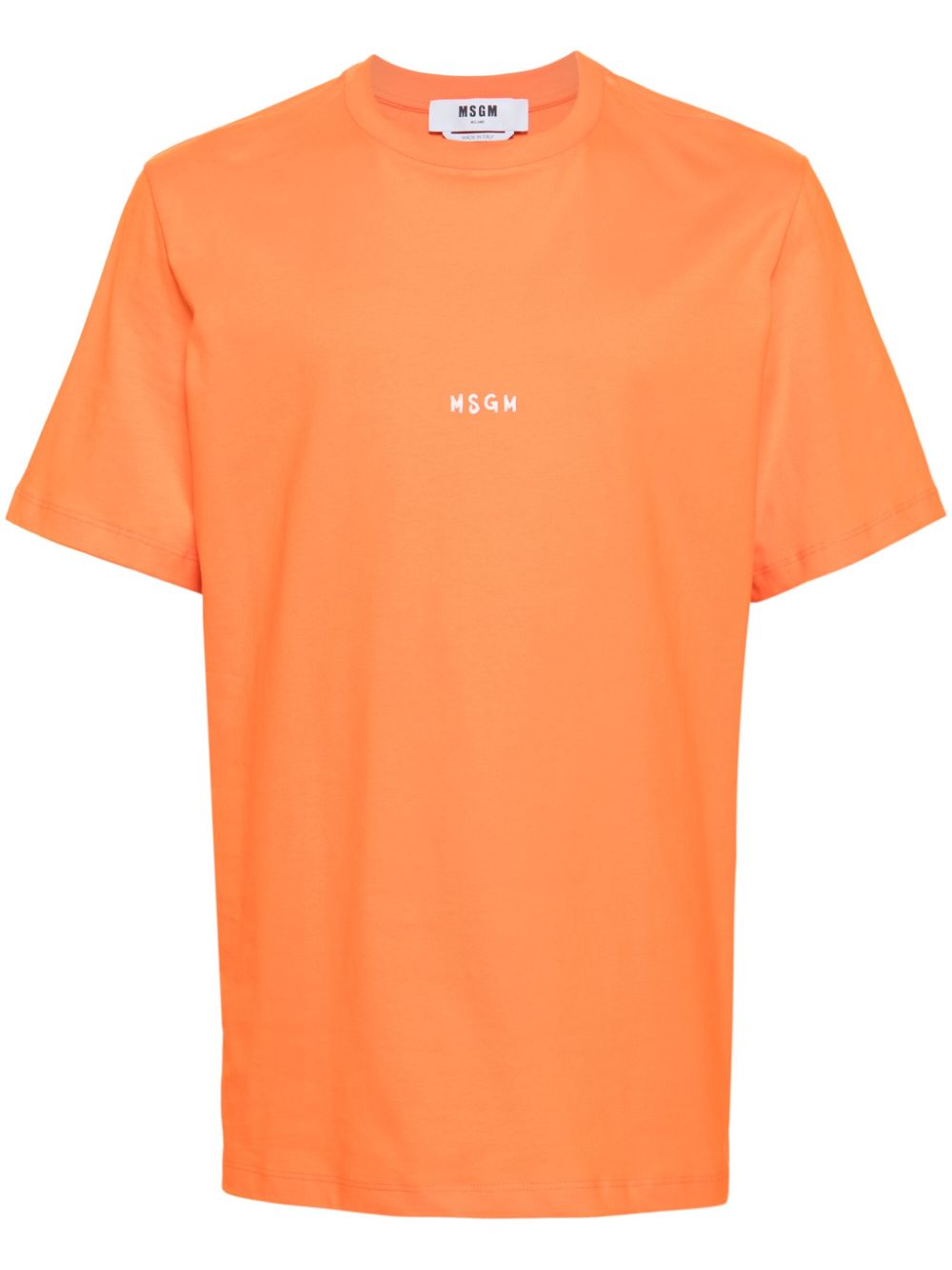 MSGM T-shirt met logoprint Oranje