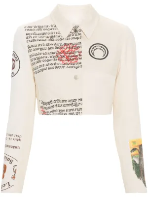 Marine Serre ウィメンズ クロップドジャケット通販 - FARFETCH