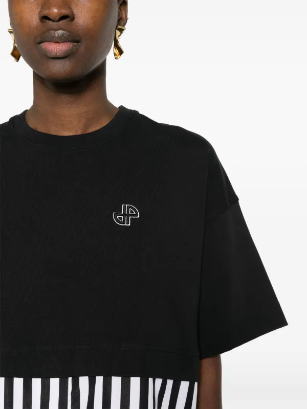 Patou | Detachable collar t-shirt dress in organic cotton