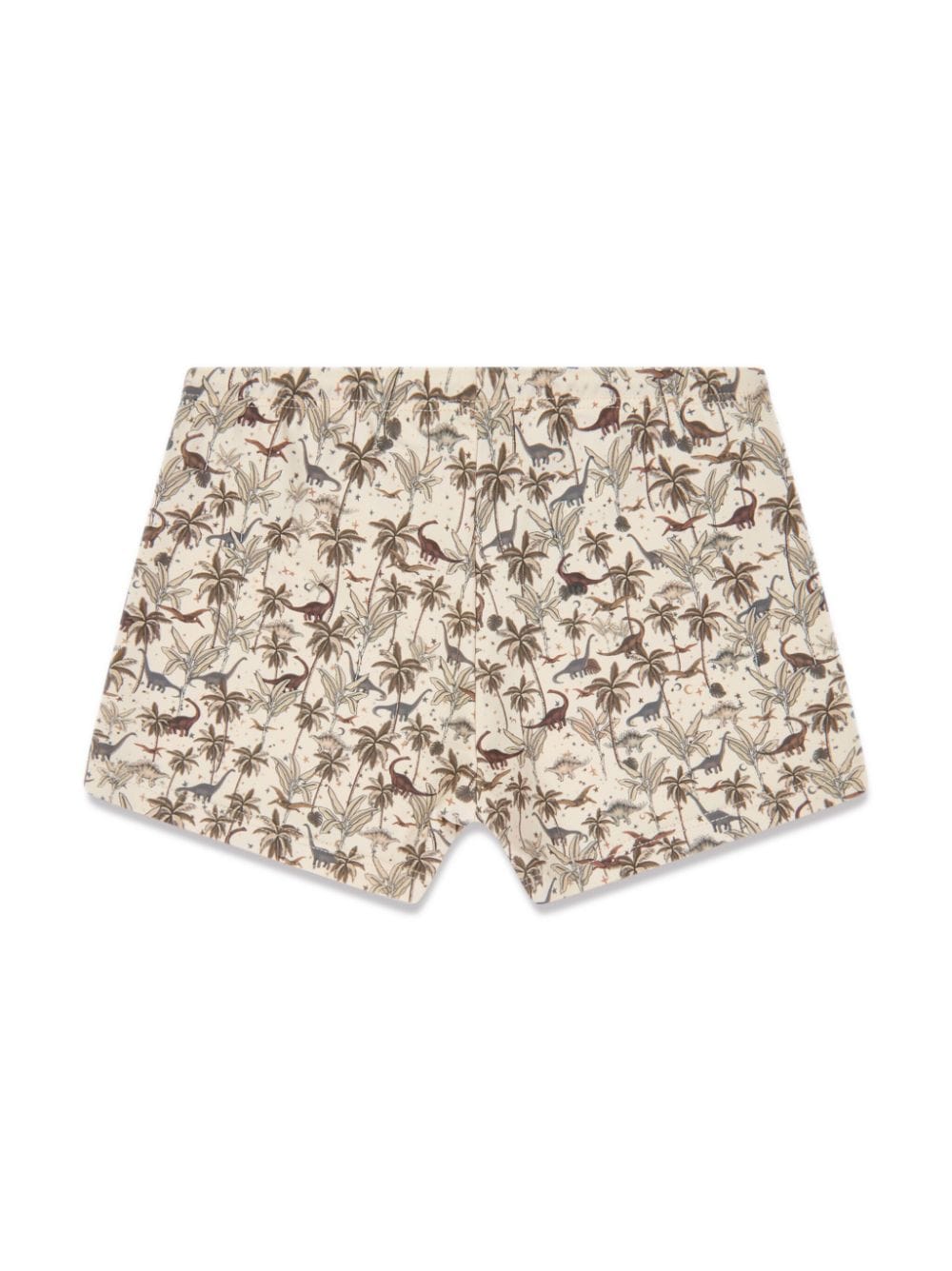 Shop Konges Sløjd Graphic-print Jersey Shorts In Neutrals