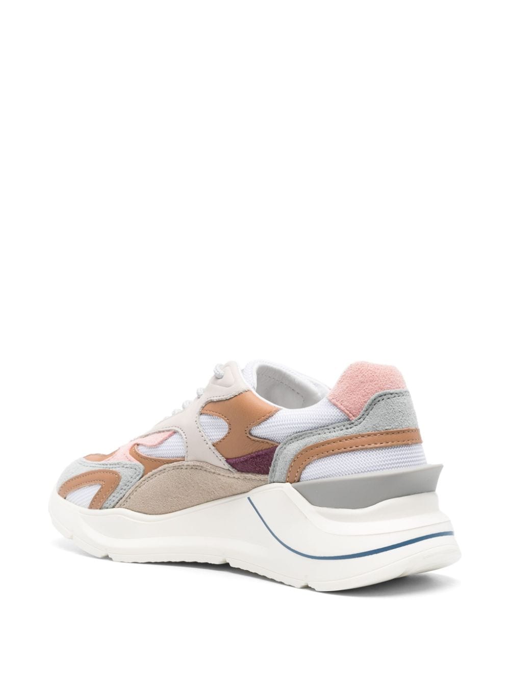 Shop Date Fuga Panelled Chunky Sneakers In Neutrals