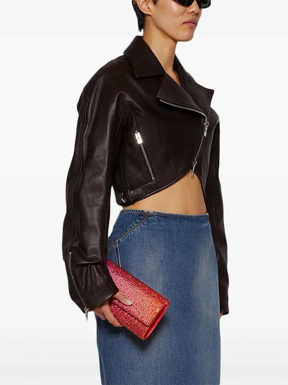 Judith Leiber Perry Clutch In Pink