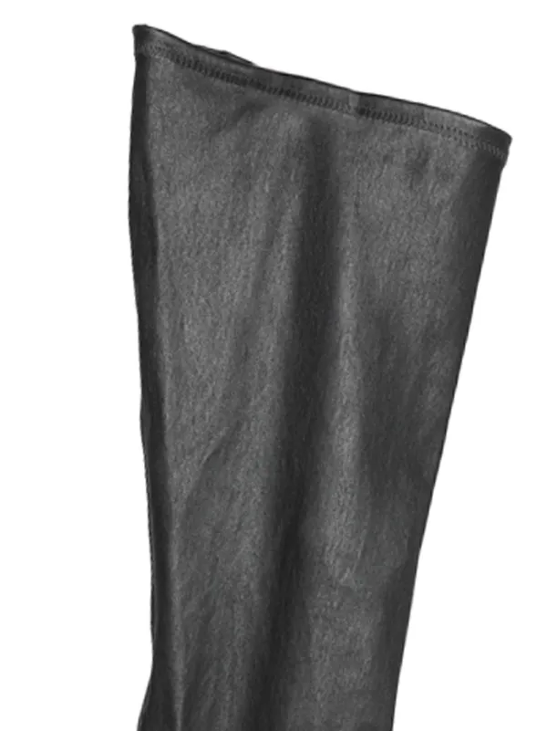 Rick Owens サイハイ レザーブーツ | ブラック | FARFETCH JP