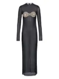Magda Butrym embroidered maxi dress - Black