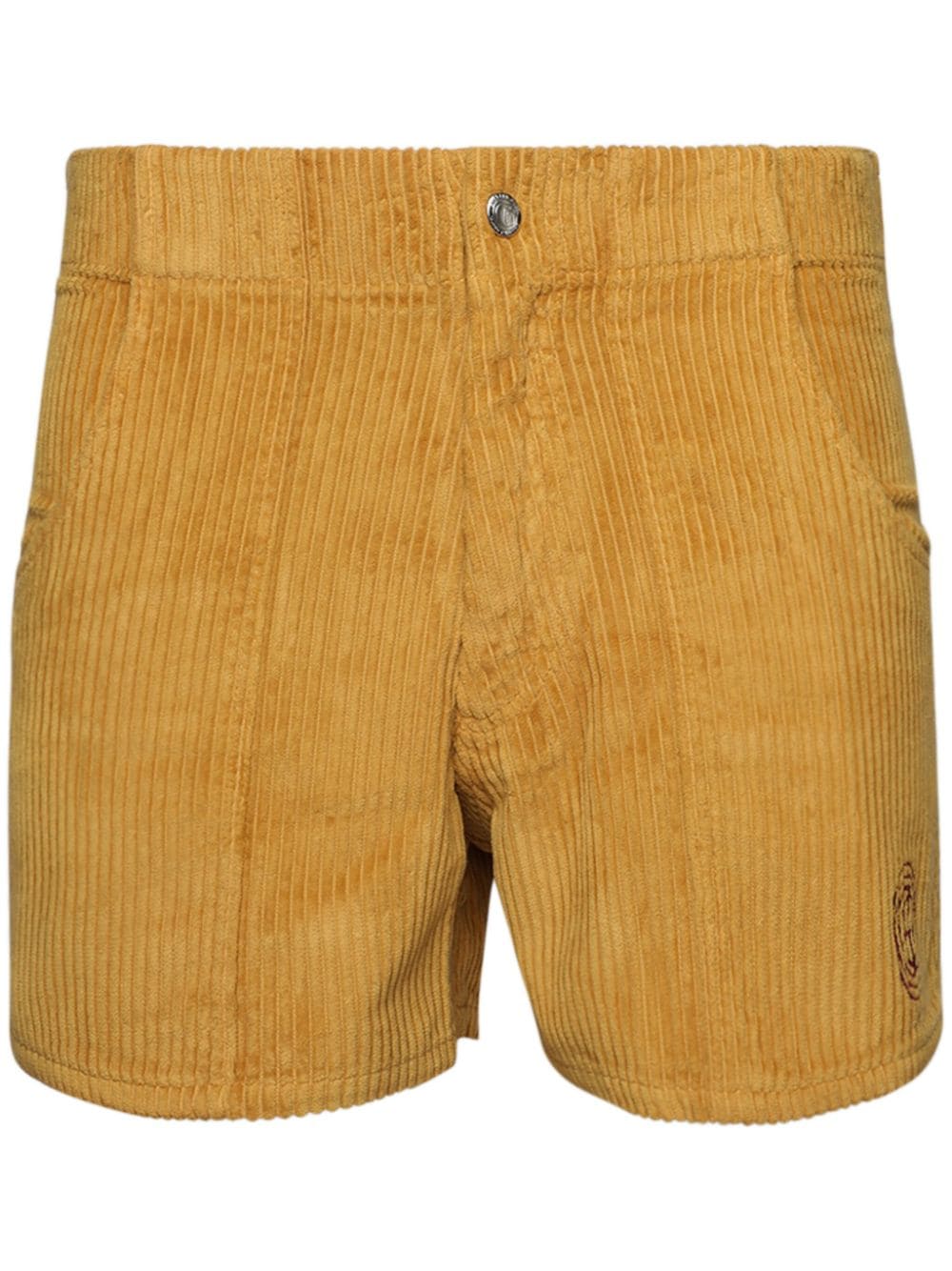 Gallery Dept. Surf Corduroy Shorts In Yellow