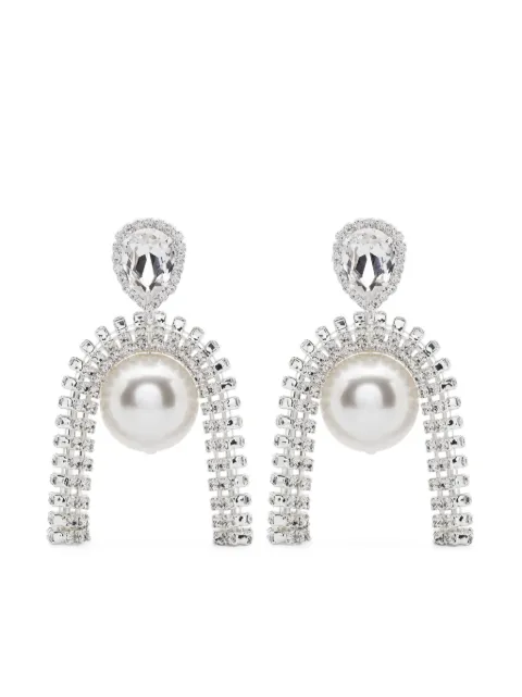 Magda Butrym pearl-embellished drop earrings 