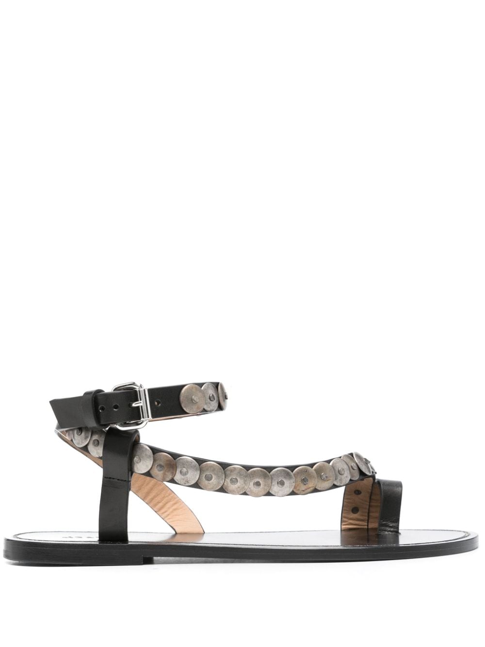 Isabel Marant Melte Flat Sandals In 黑色