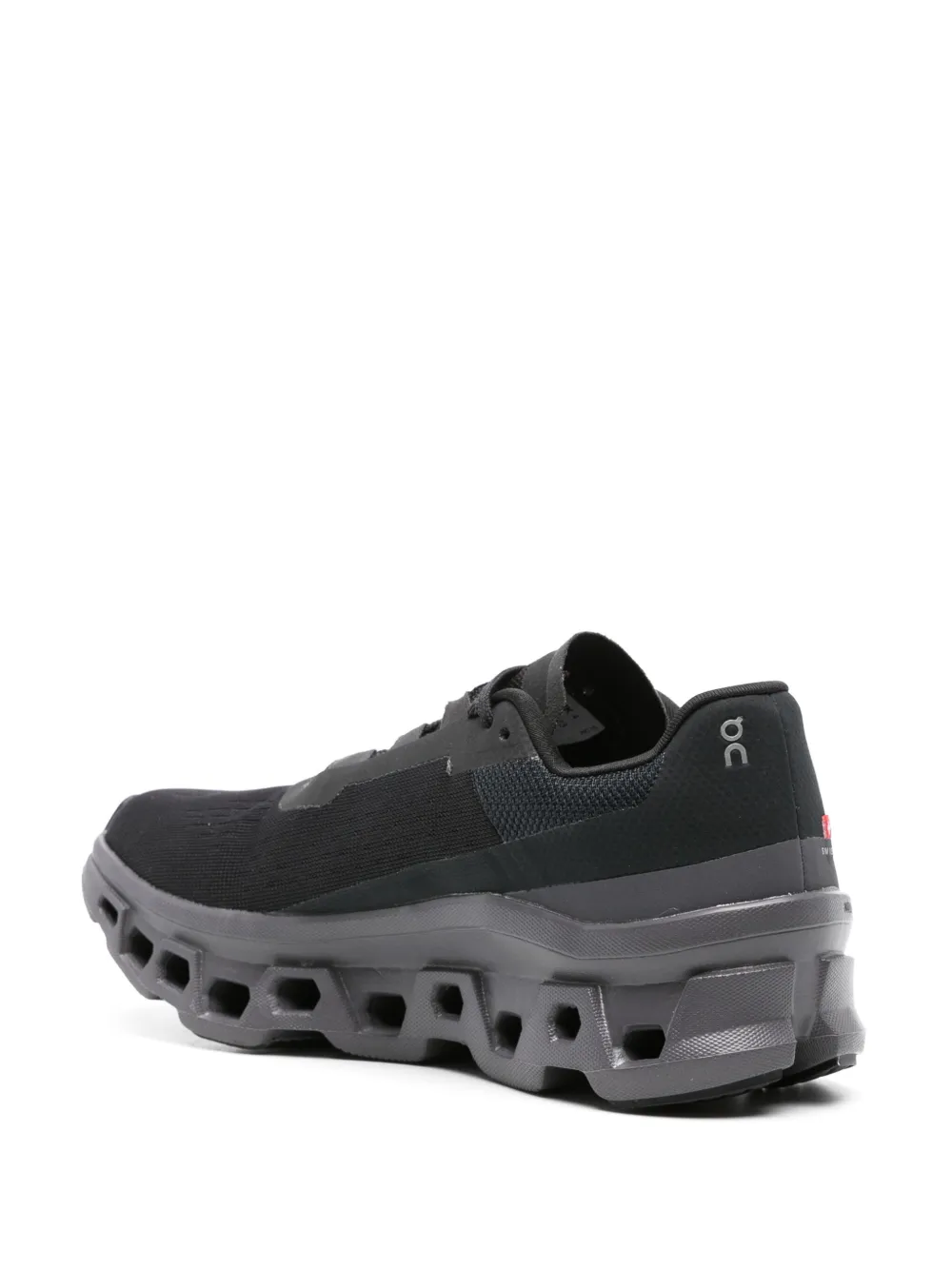 On Running Cloudmonster mesh sneakers Black