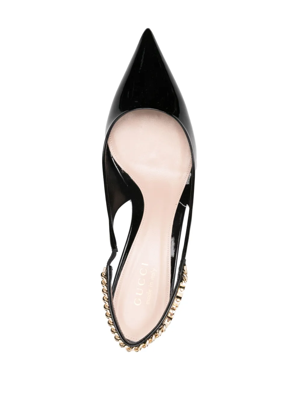 Gucci Signoria 45 mm slingback pumps Zwart