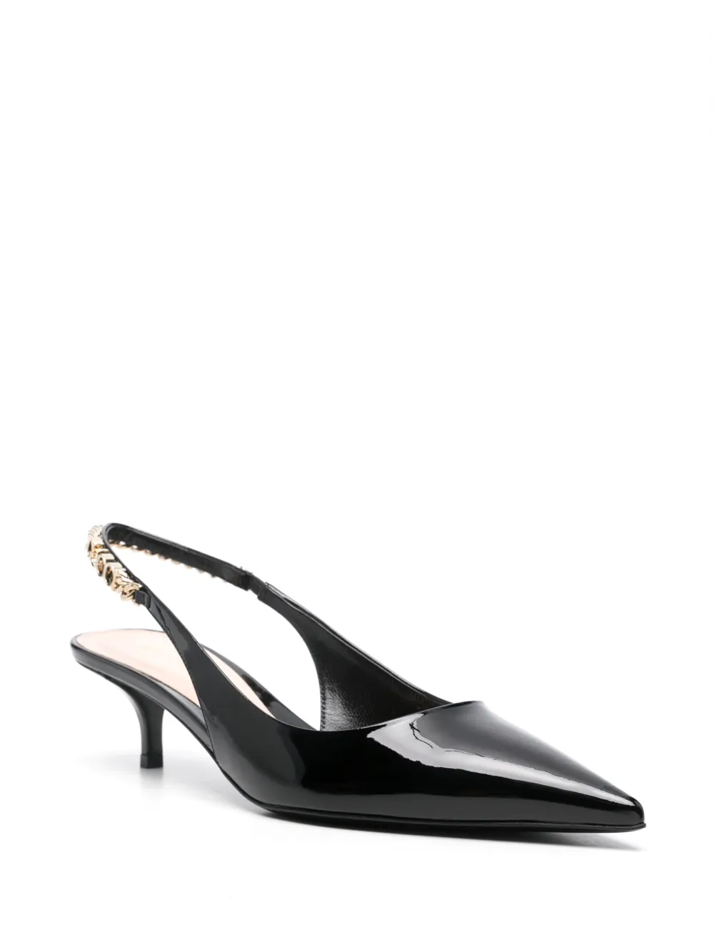 Gucci Signoria 45 mm slingback pumps Zwart