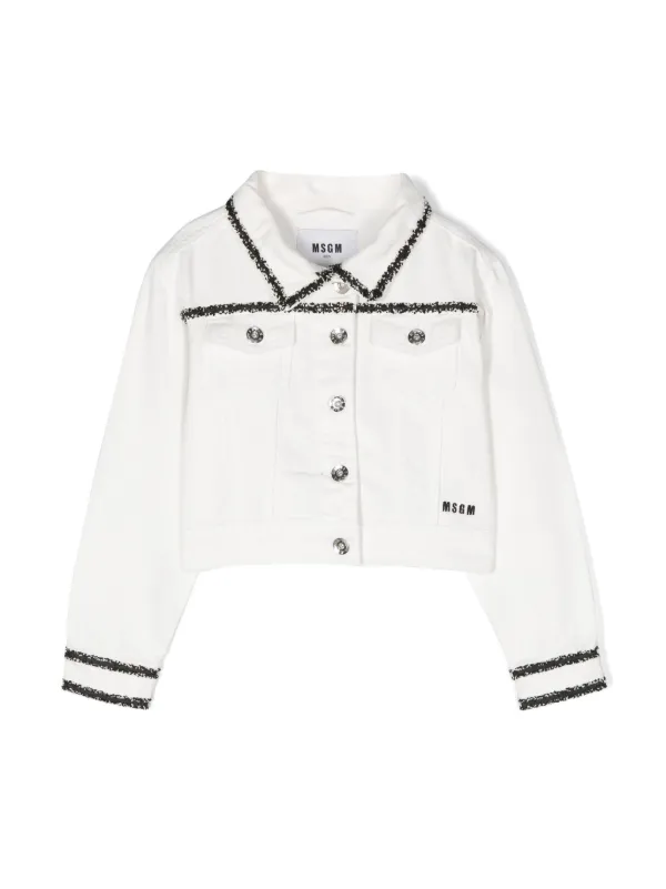 MSGM Kids デニムジャケット - Farfetch