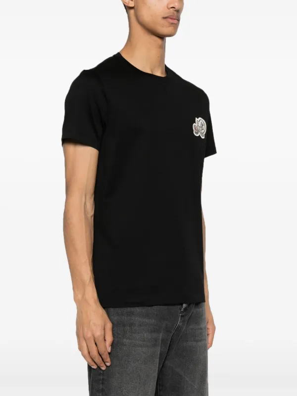 Moncler logo-patch Cotton T-shirt - Farfetch