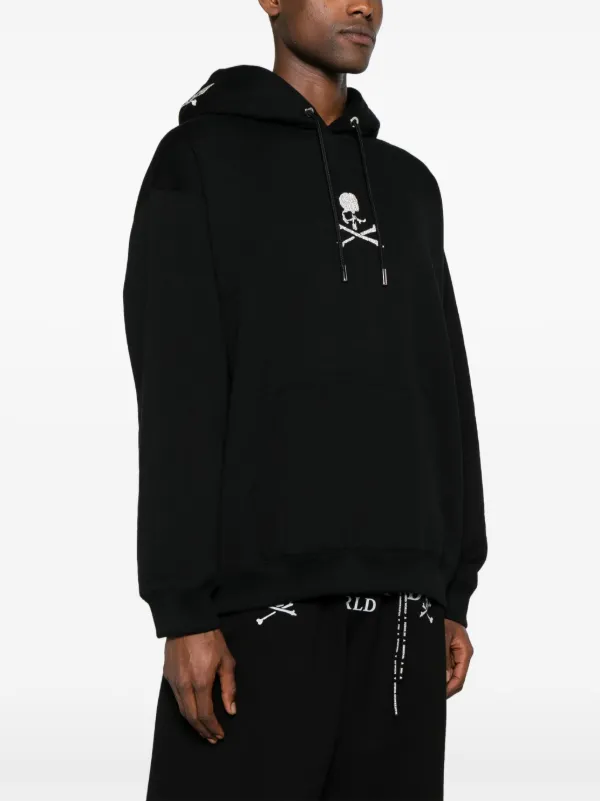 Mastermind Japan Loopweel Cotton Hoodie | Black | FARFETCH