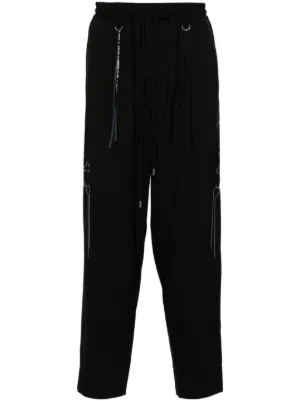 Mastermind Japan Mj Puzzle Wide Fit Easy Trousers | Black