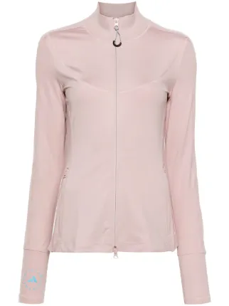 Adidas jacket pink and white online