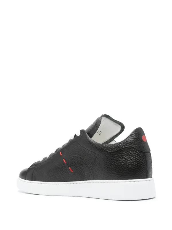 Kiton レザーローファー | ブラック | FARFETCH JP