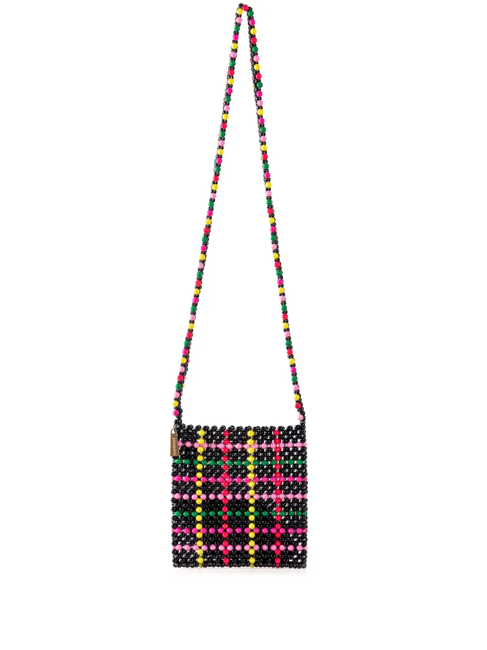 Nannacay Gisele Beaded Crossbody Bag In Black