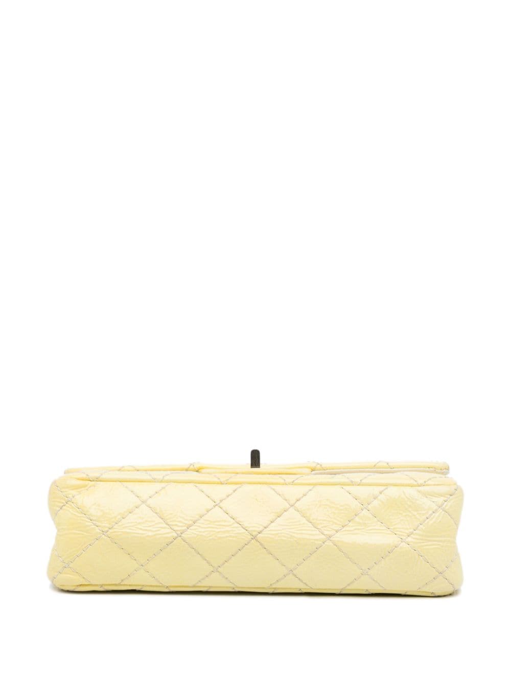 Pre-owned Chanel 2006-2008 Mini Reissue Shoulder Bag In Yellow