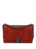 CHANEL Pre-Owned 2013-2014 medium Boy shoulder bag - Red