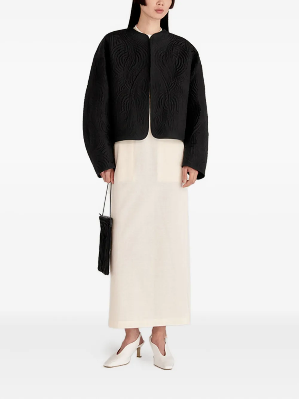 Mame Kurogouchi floral-quilted silk jacket | Oversized Jackets | Image 2