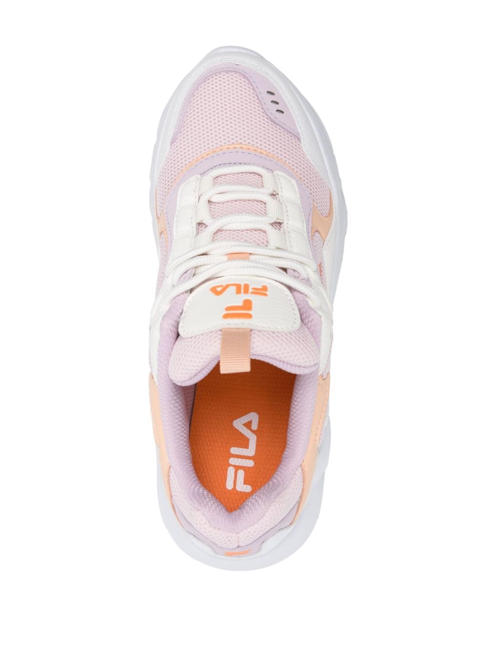 Shop Fila Collene Panelled Chunky Sneakers In Pink