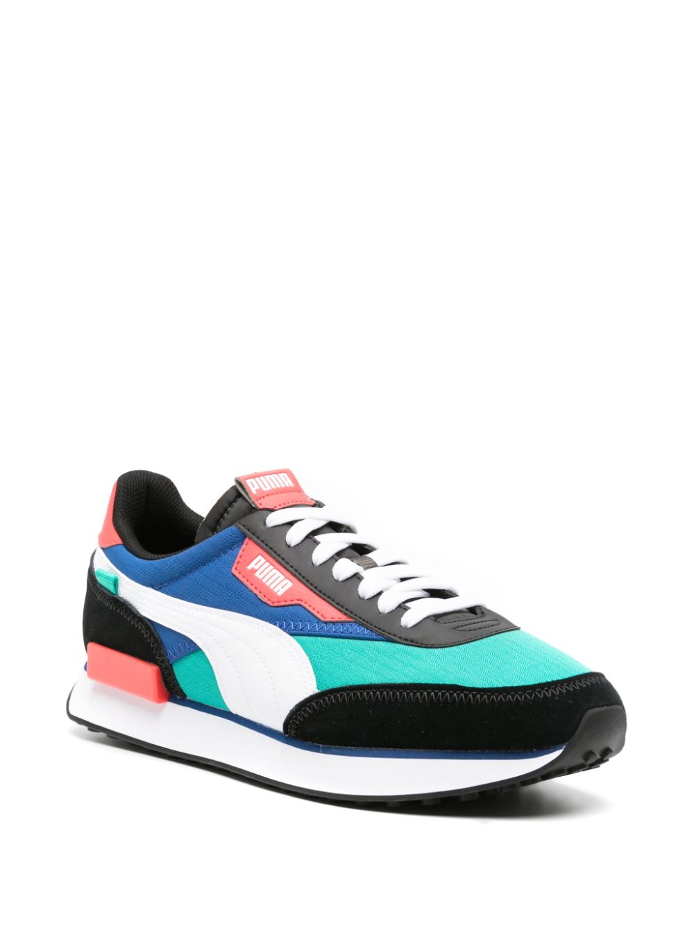 Shop Puma Future Rider Play On Sneakers In Green